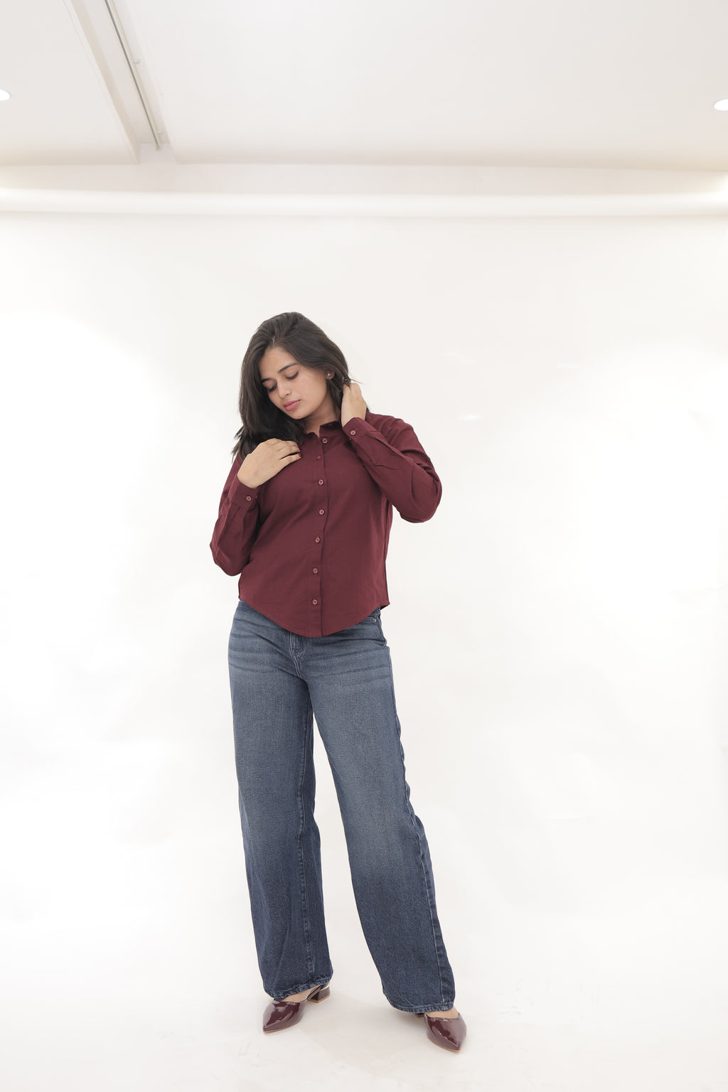 Maroon Shirt