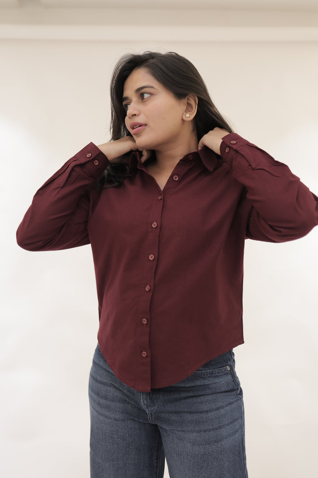 Maroon Shirt