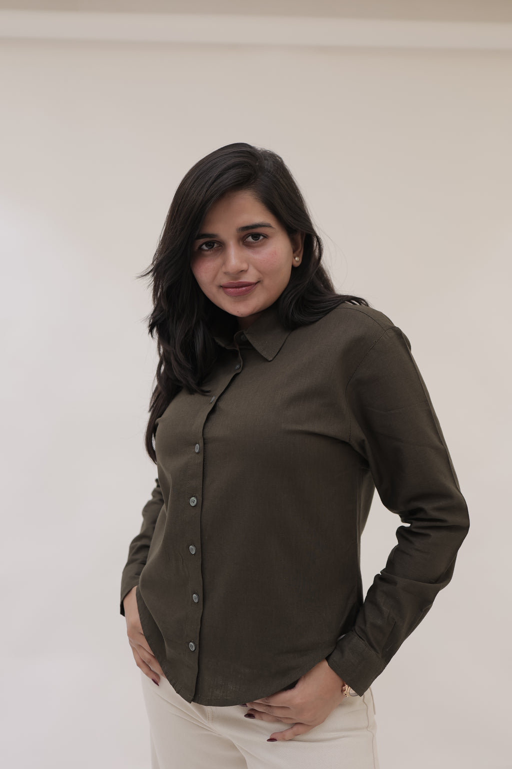 Olive Green Shirt