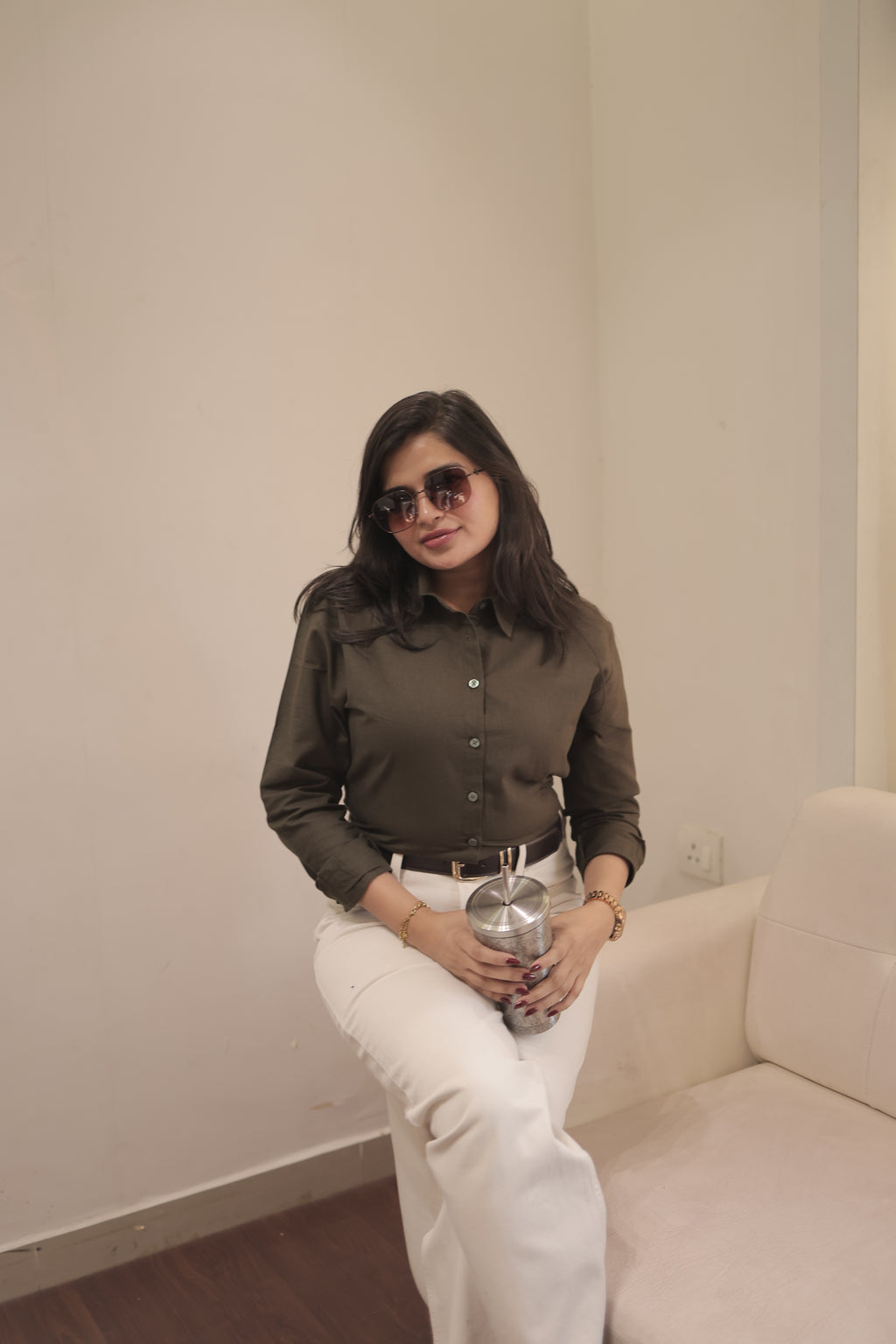 Olive Green Shirt
